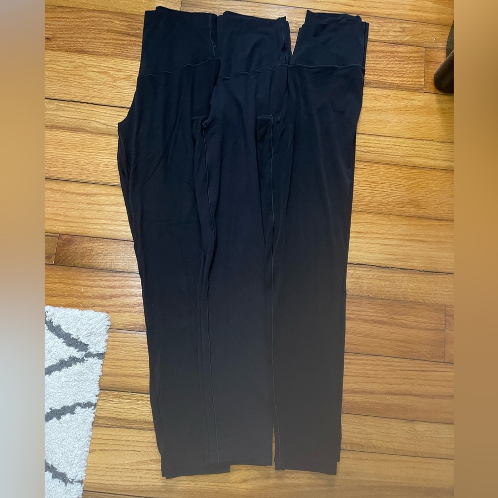 OFFLINE by Aerie High Waisted Black Leggings. Set of 3. Size Medium